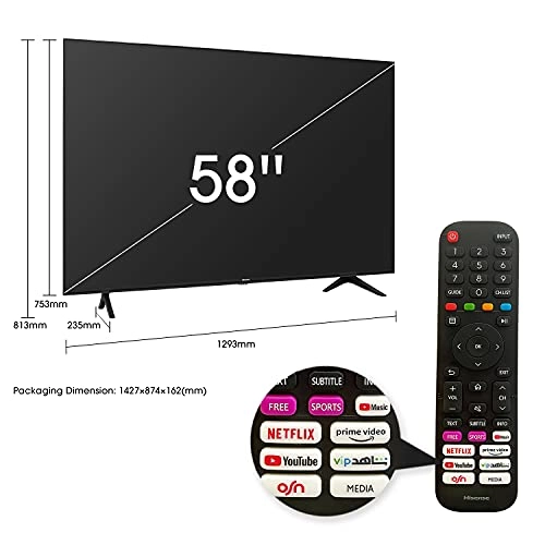 58A6GE - 58 Inches