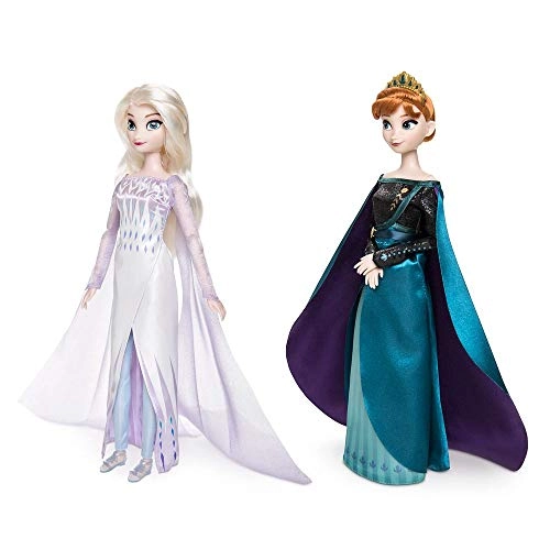 Queen Anna Classic Doll - 11 1/2'' H Frozen 2 + Snow Queen Elsa Classic Doll Ages 3+