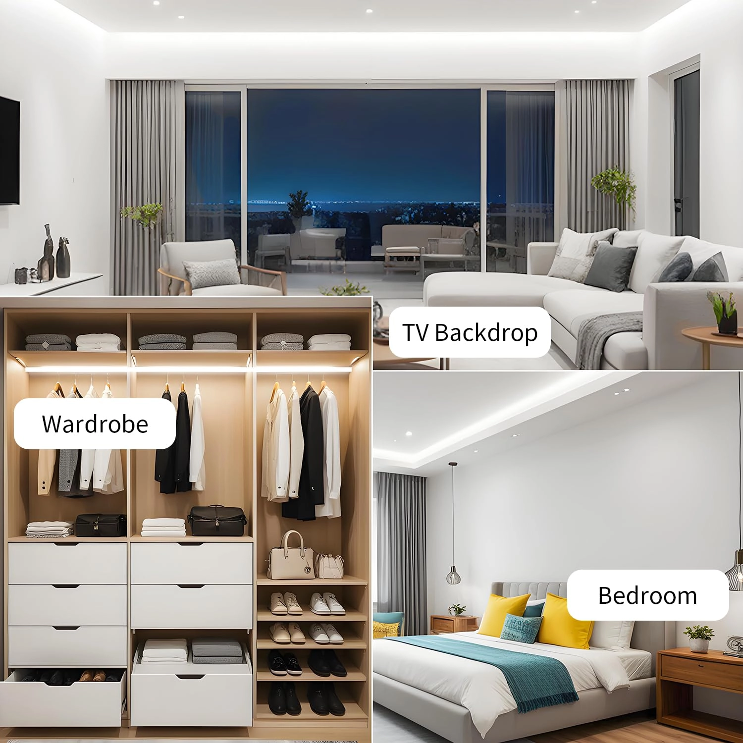 USB LED Neon Lights Strip - 6.6ft