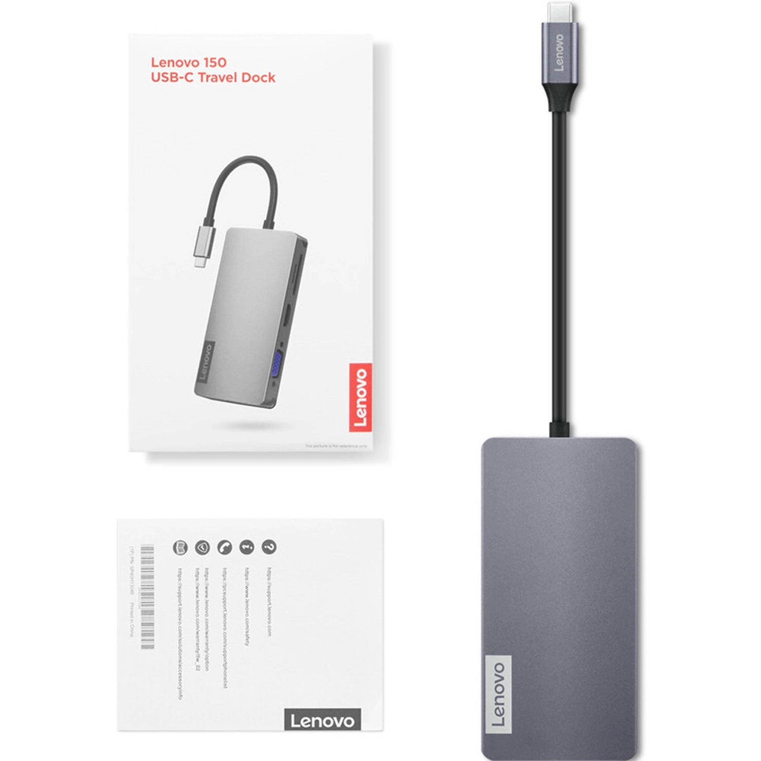 9-in-1 Travel Dock Hub - USB-C Universal compatible with USB-C devices with DP alt-mode