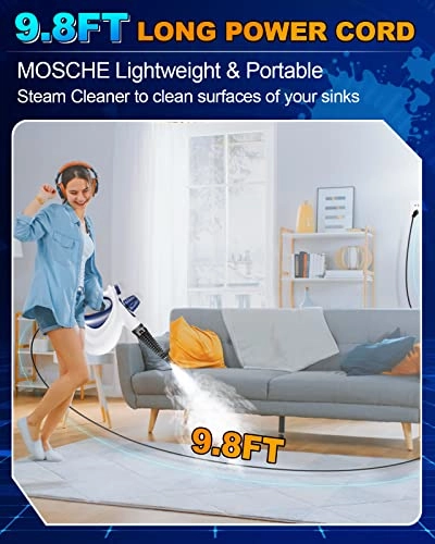 Handheld Pressurized Steam Cleaner Set