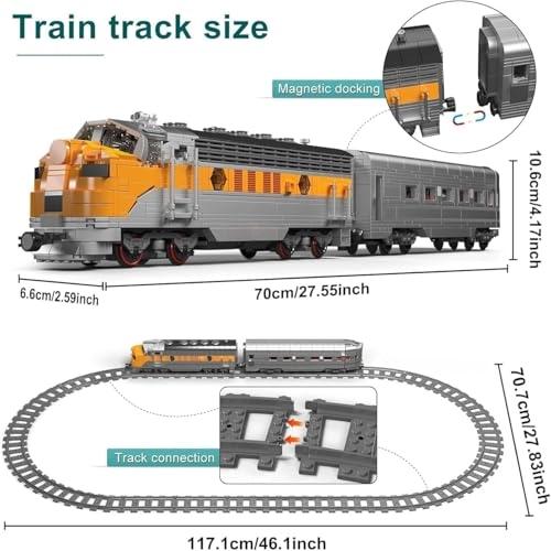 MOC EMD F7 (12018) - with Rail/Motor APP Remote Control