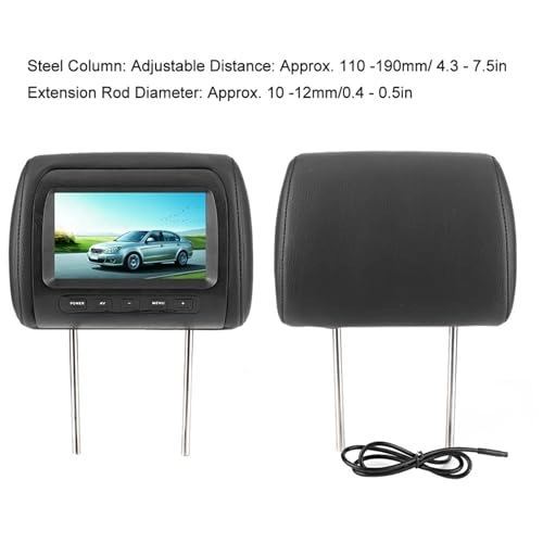 Car Headrest LCD Display - 7 Inch