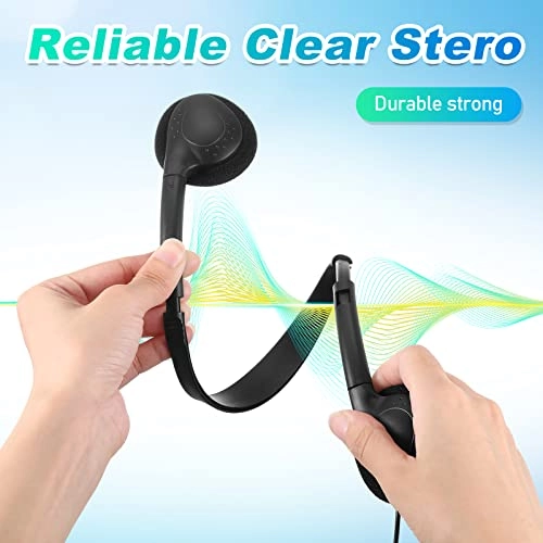 100 Pack School Headphones - Wired Headphone