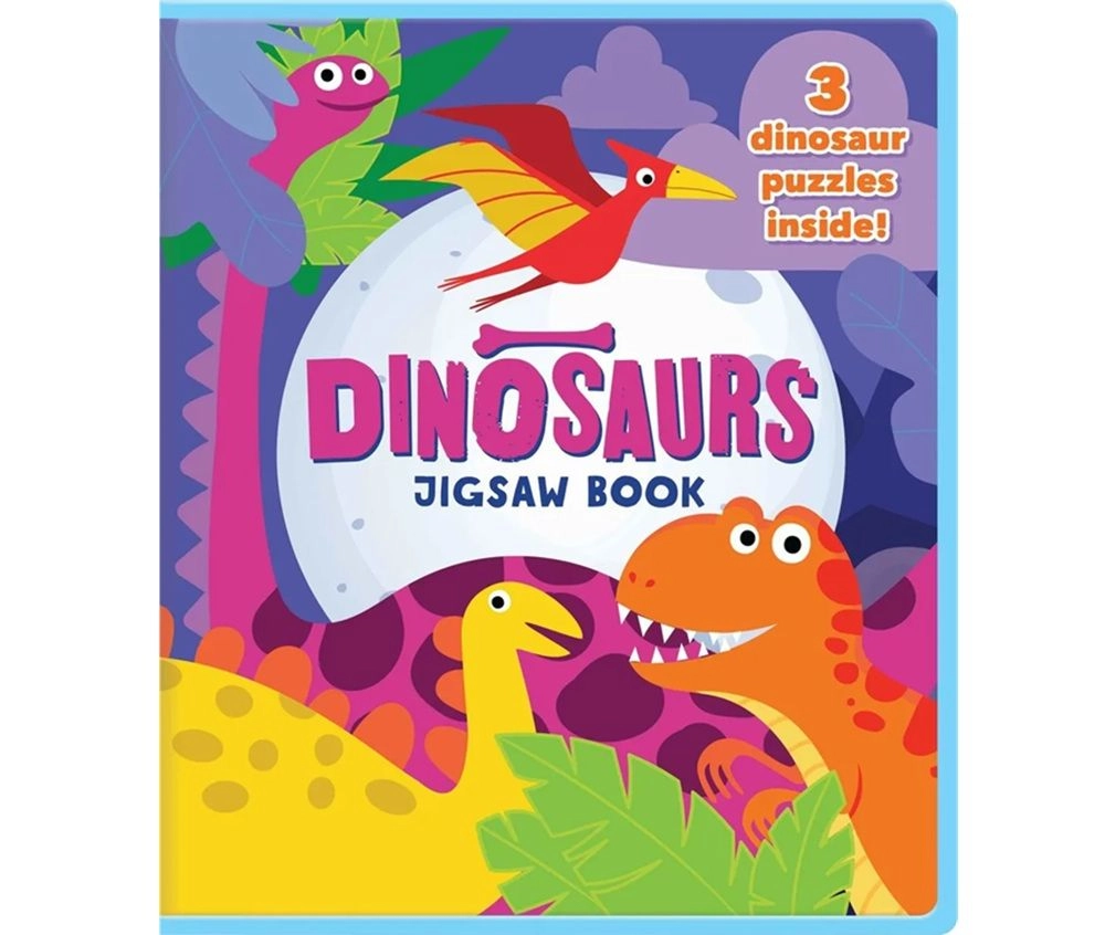 Edu Fun Dinosaurs Jigsaw Book - 2+ 6 pieces