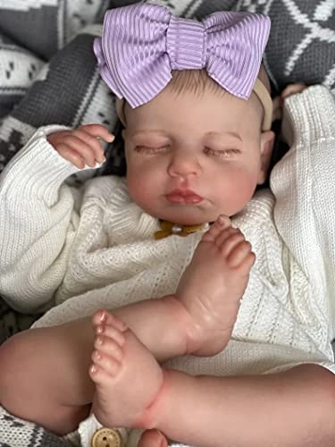 Loulou Reborn Baby Doll - 19 Inch Silicone Body