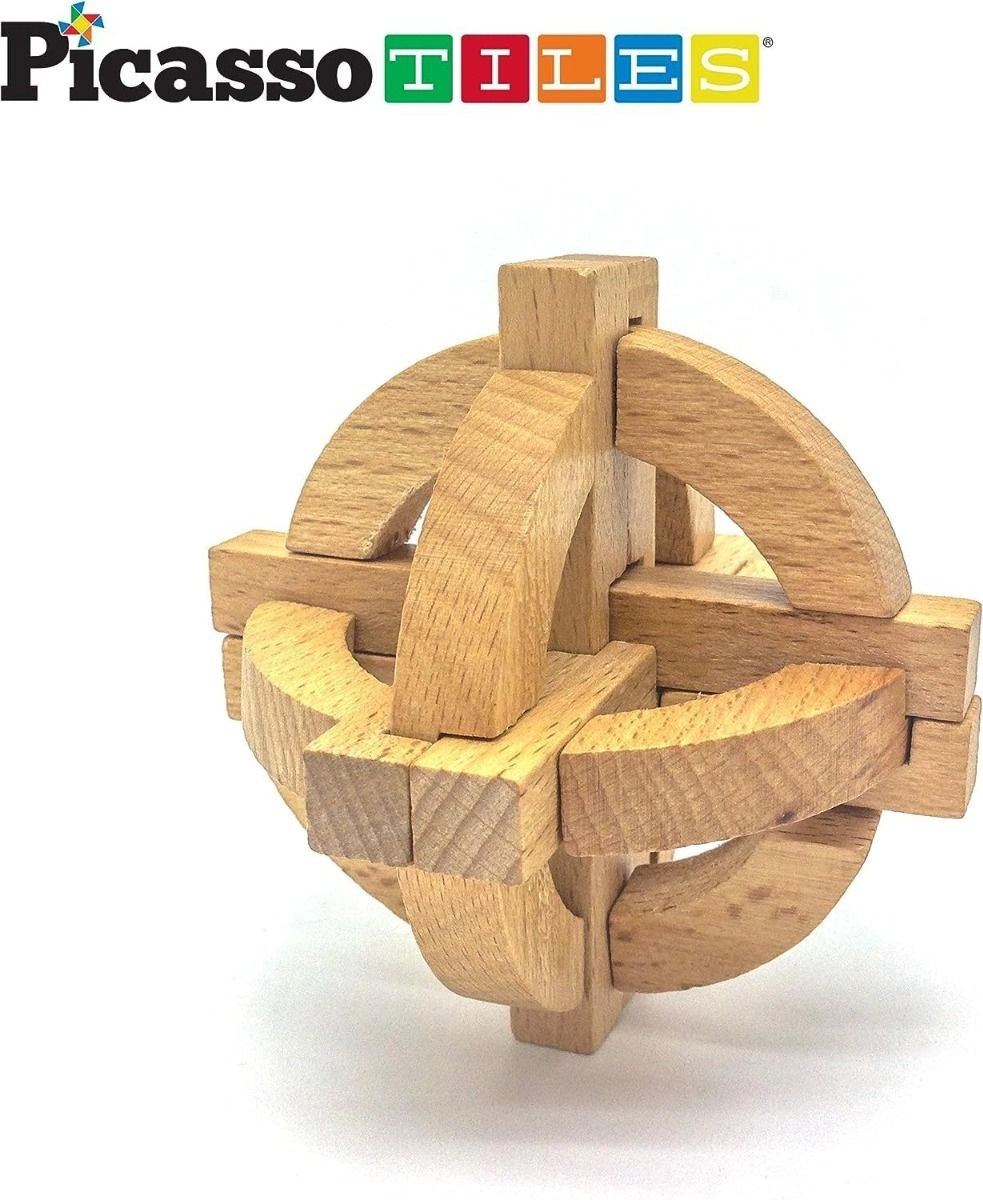 Magnetic Wooden Interlocking Puzzle - 3 + 8 pcs