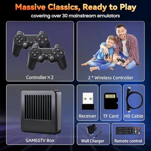 Retro Console - 39000 Giochi HDMI 4K 2 telecomandi wireless