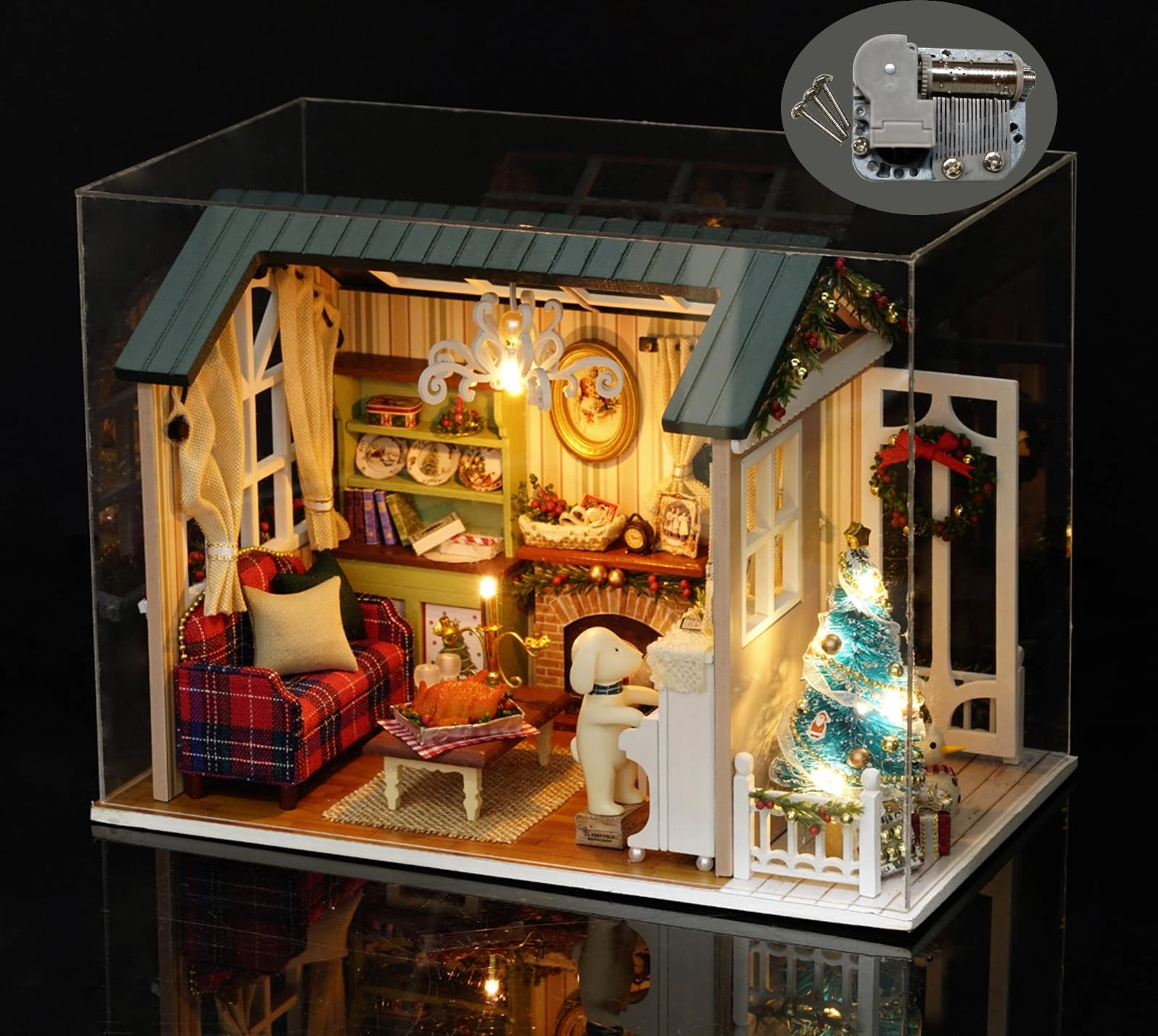 Miniature Dollhouse Kit - Holiday Time 0.04