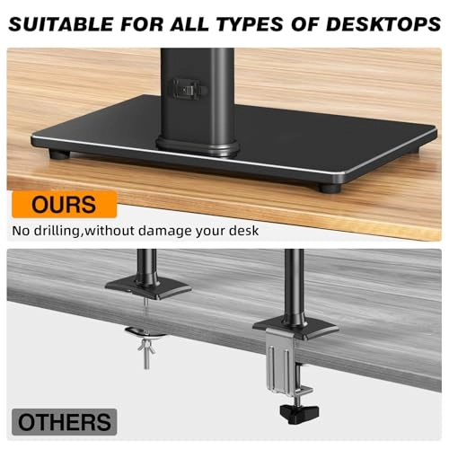 Single Monitor Stand - 13-32 Inch 75x75 100x100mm
