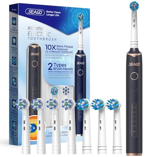 SG-2603 - Rotating Electric Toothbrush black L