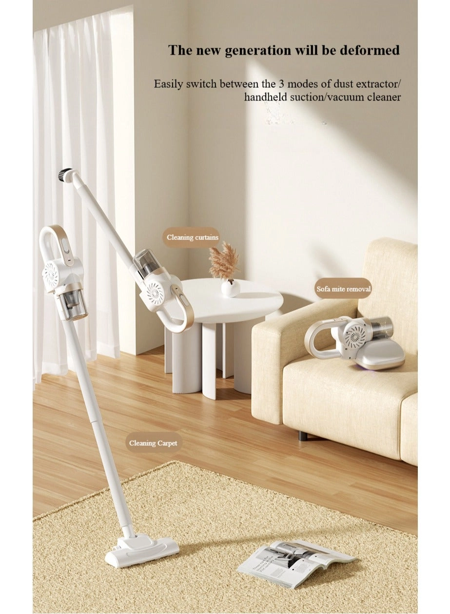 Wireless Vacuum Cleaner - UV-C Light 11Kpa Suction