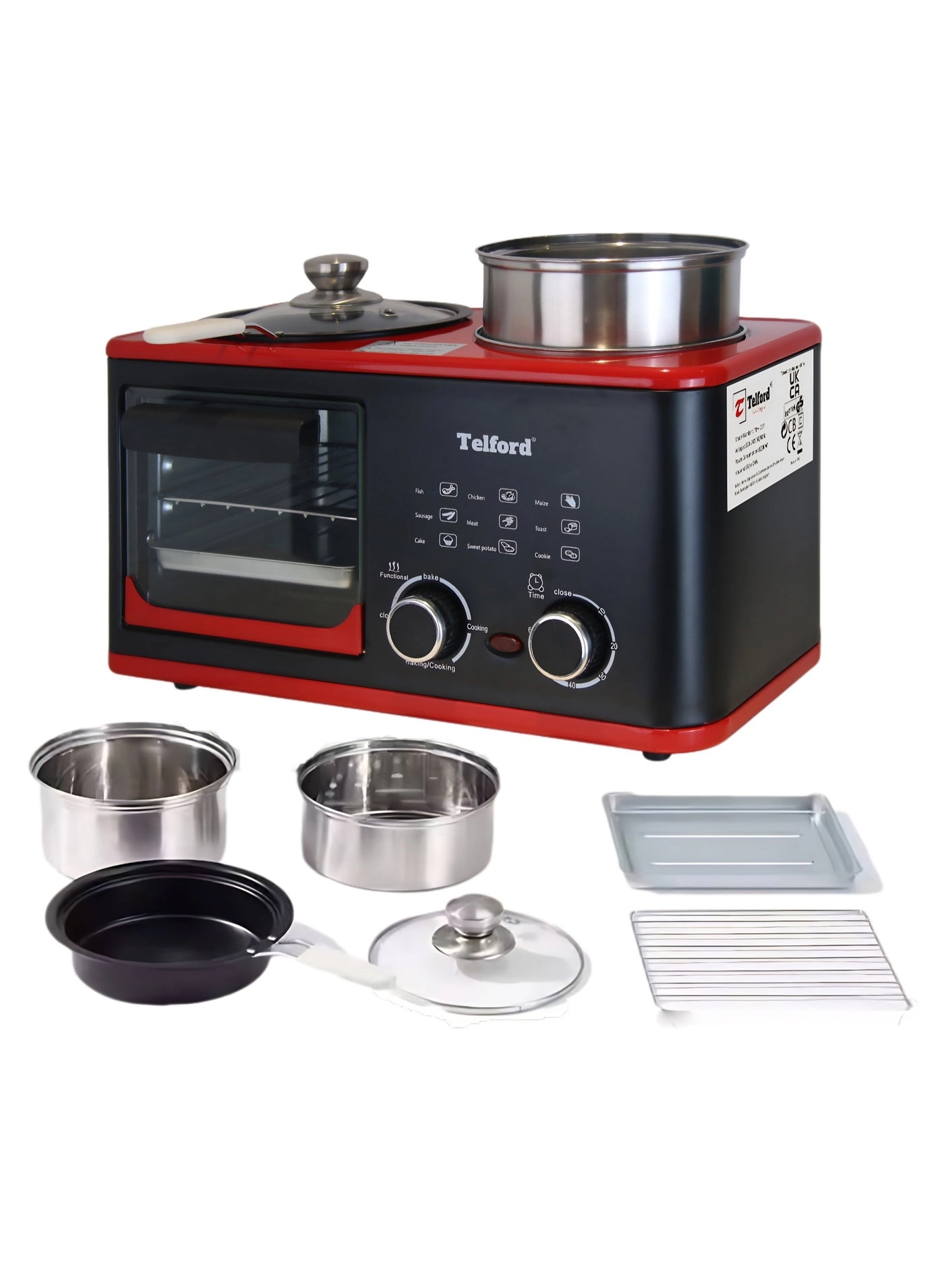 4 in 1 Breakfast Machine - 8 L