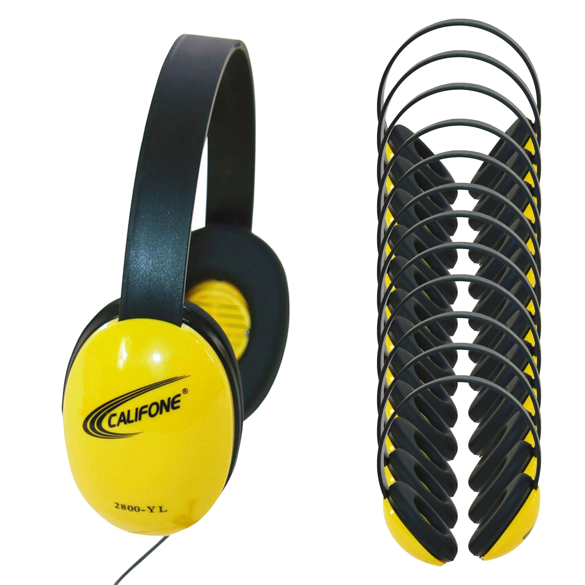 Califone International 2800-YL - Wired Headphone Pack