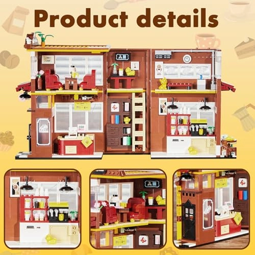 Book Nook Café Set - Building Blocks LED