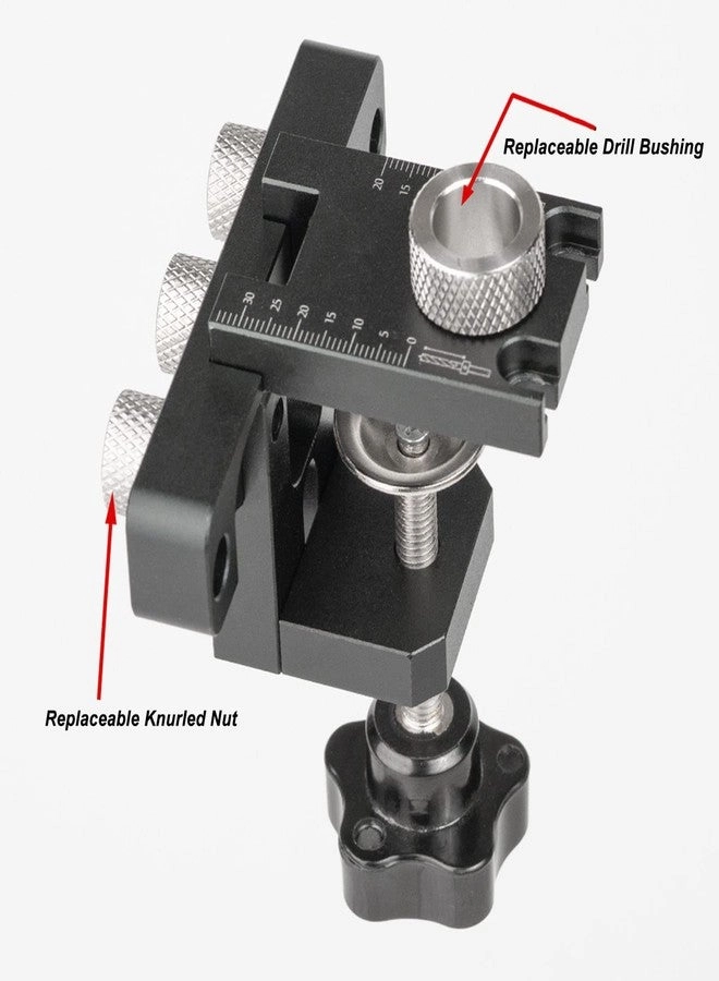 Doweling Jig Drill Kit - 3 in 1 4 Brass Locators 8mm 10mm 15mm