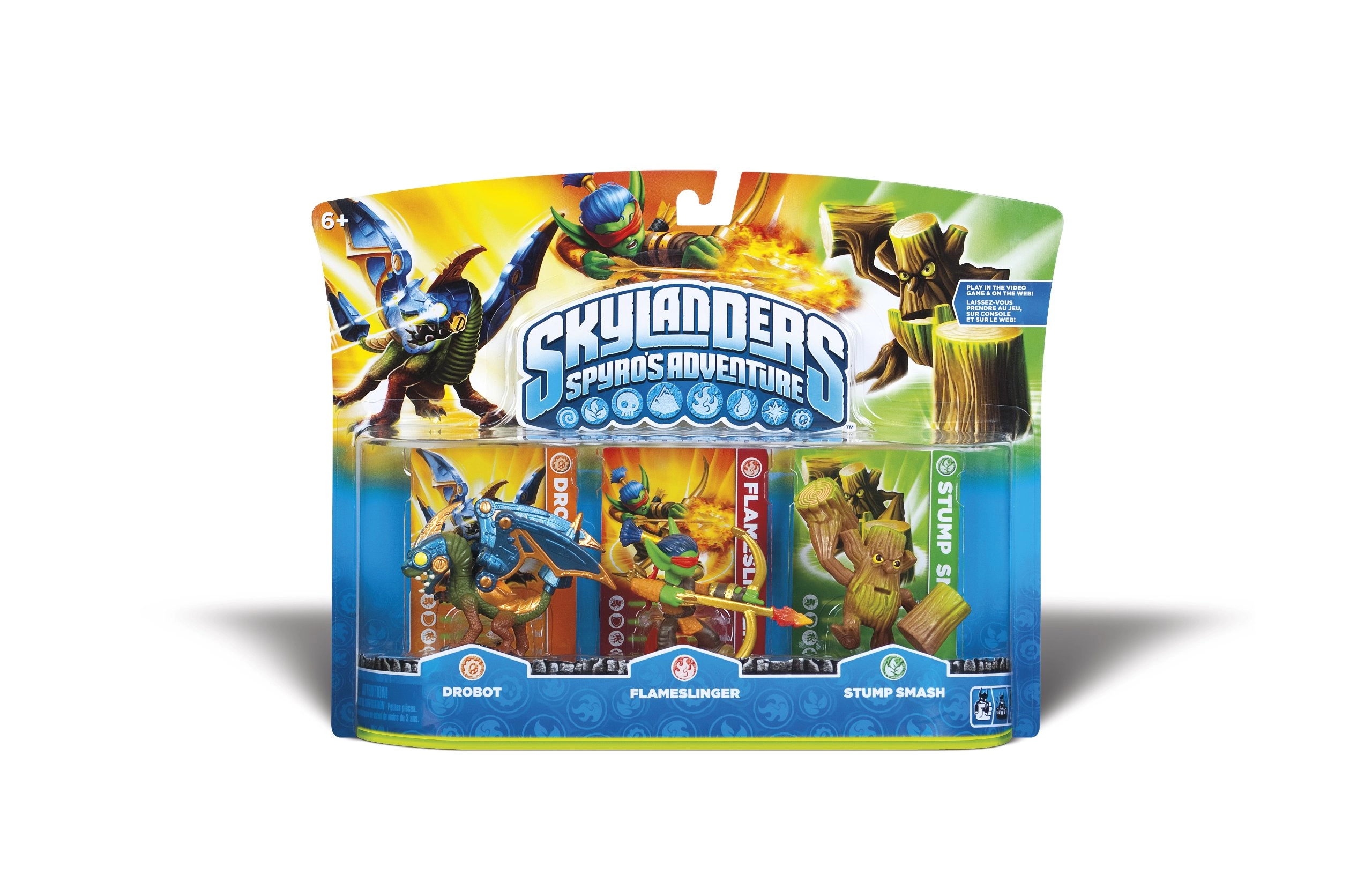 Activision Drobot + Flameslinger + Stump Smash - Skylanders