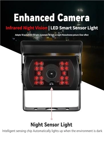 5" LCD Screen Monitor - Night vision 8PIN 800x480