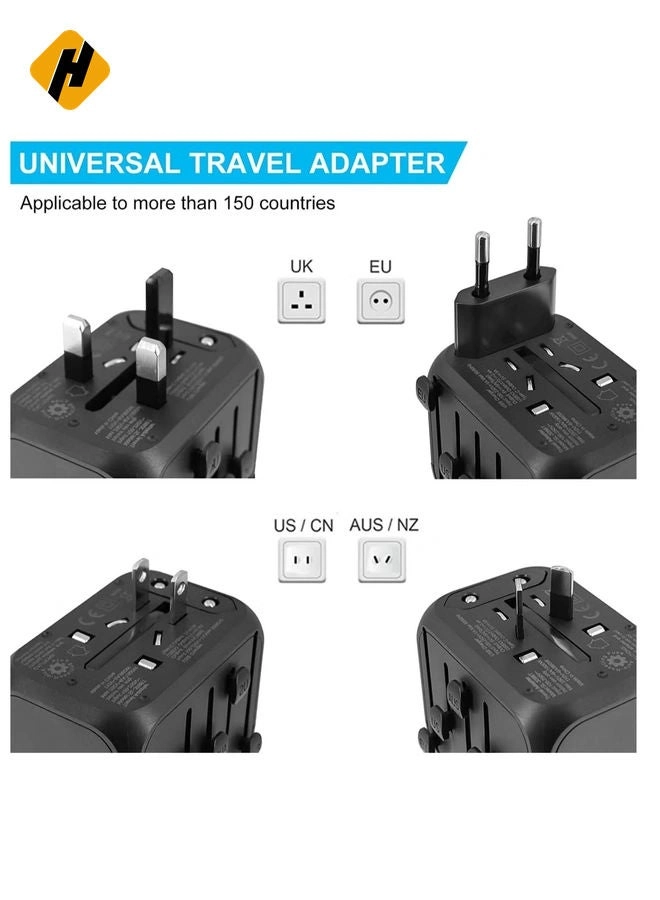 International Power Plug Adapter - Type C|Type E/F