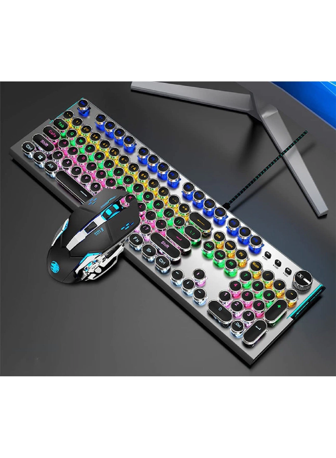 Gaming Keyboard + Wired Mouse - USB Wired