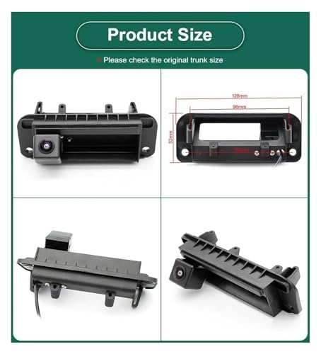 Rear View Camera Fisheye - Night vision Wired 1080P