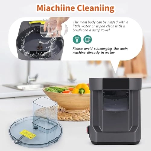 3-in-1 Electric Vegetable Cutter - 100W Stainless steel blades