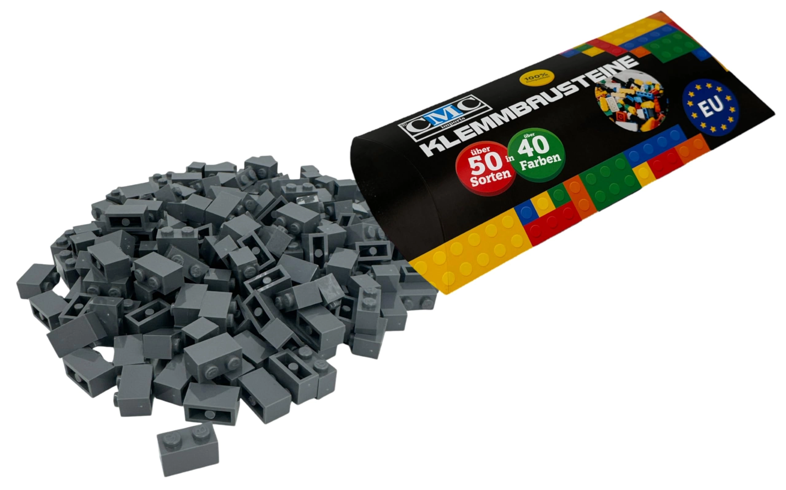 Clamping Blocks 1 x 2 - 200 pcs 180 green