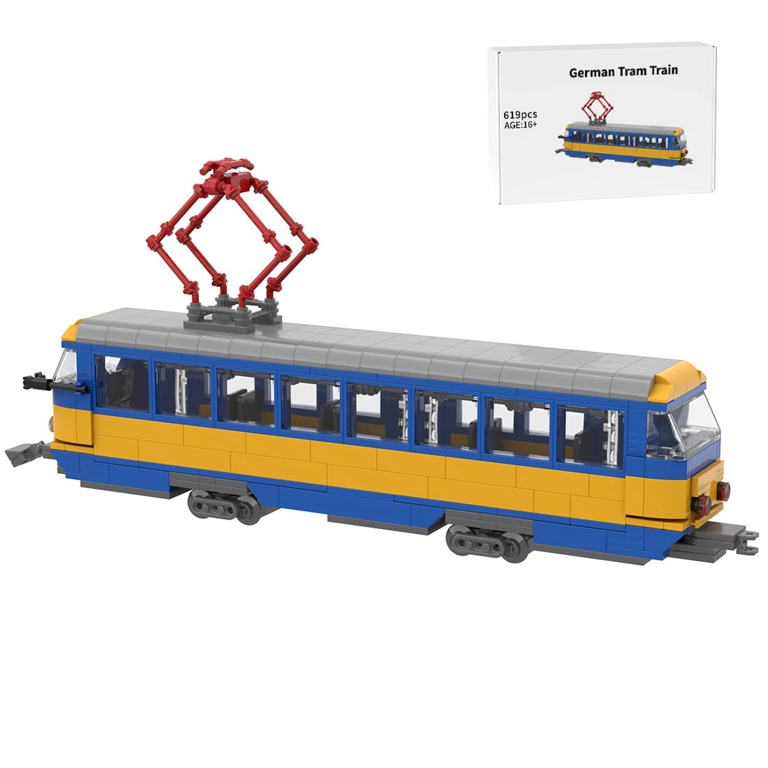 Thinkizen Retro German Tram - 619 Pieces Pantograph