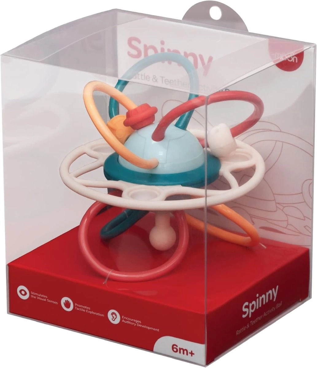 Spinny Rattle & Teether Activity Ball - 6 months BPA free