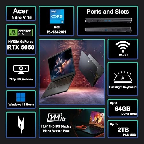 Nitro V 15 i5-13420H - 15.6'' Core i5-13420H 16GB DDR5 512GB SSD