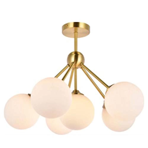 G9 Magic Bean Ceiling Light - Copper-colored and cognac-colored glass 5