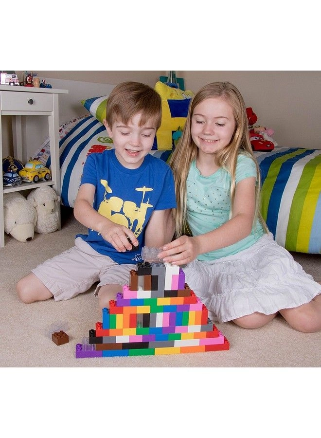 Big Briks Set - 84pcs 12 Rainbow Colors