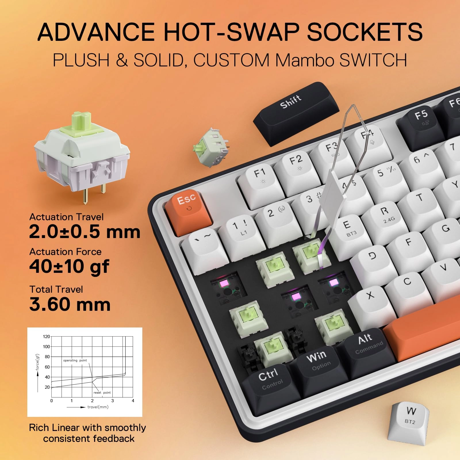 K689 PRO - QWERTY Wired/Wireless