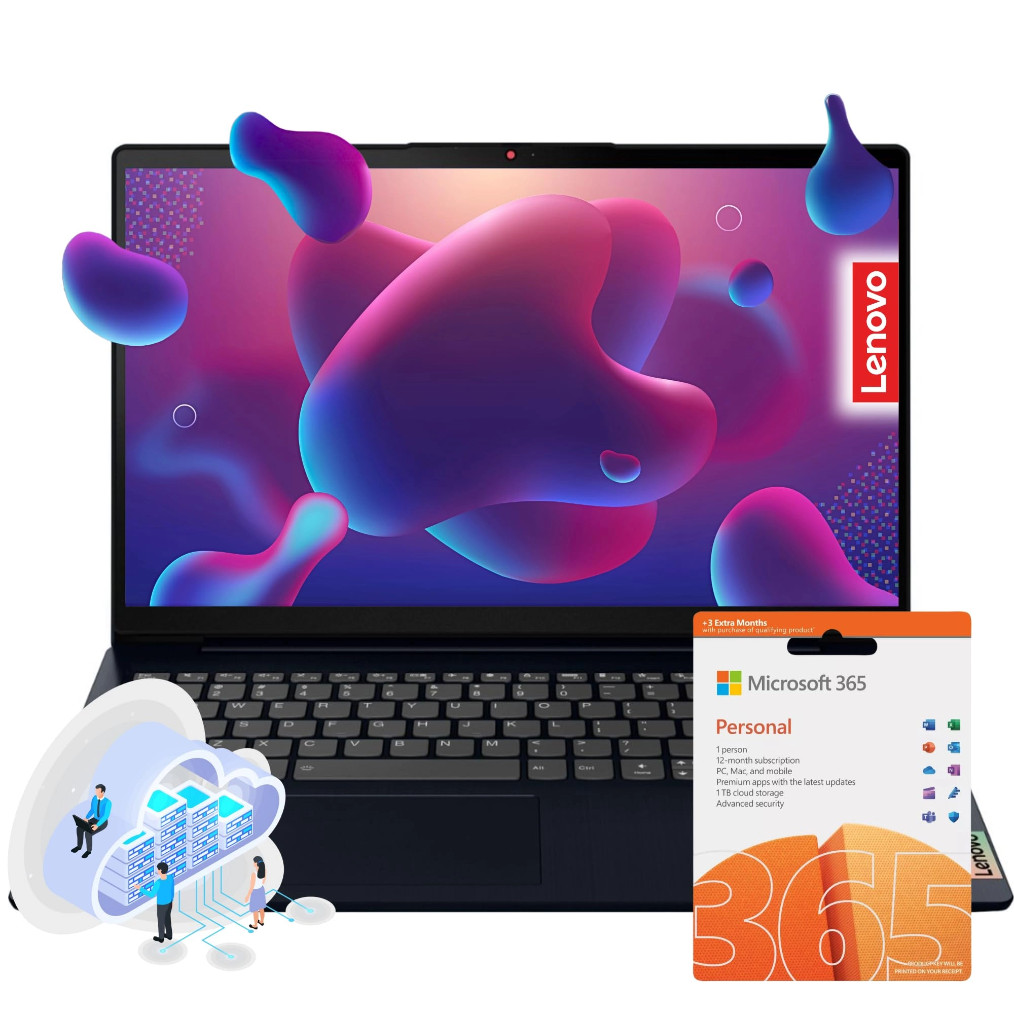 Lenovo IdeaPad 1 - 15.6'' Core i3 36GB DDR4 1TB SSD