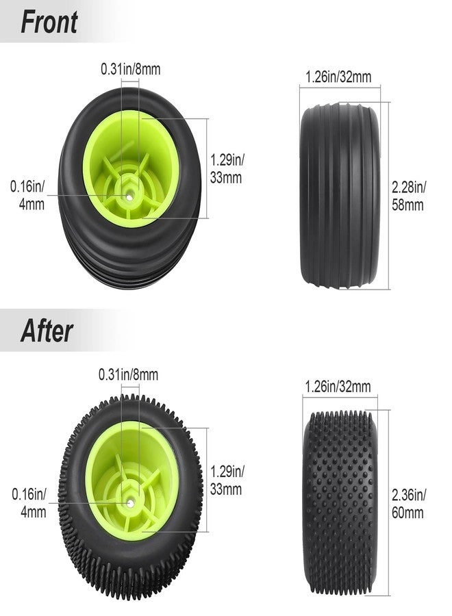 Pre-Glued 1/10 Buggy Tires - Brushless