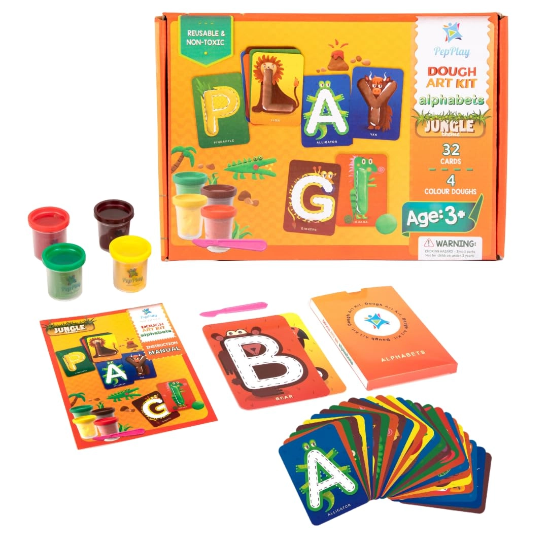 PepPlay Alphabets Dough Art Kit