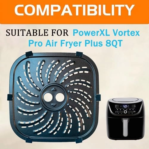 Air Fryer Tray for PowerXL Vortex Pro Air Fryer Plus - Carbon Steel 1 piece(s)