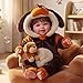 Mia Reborn Baby Doll - 17 Inch Brown Hair Ages 3+