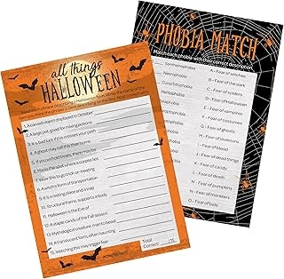 DISTINCTIVS All Things Halloween + Match the Phobia