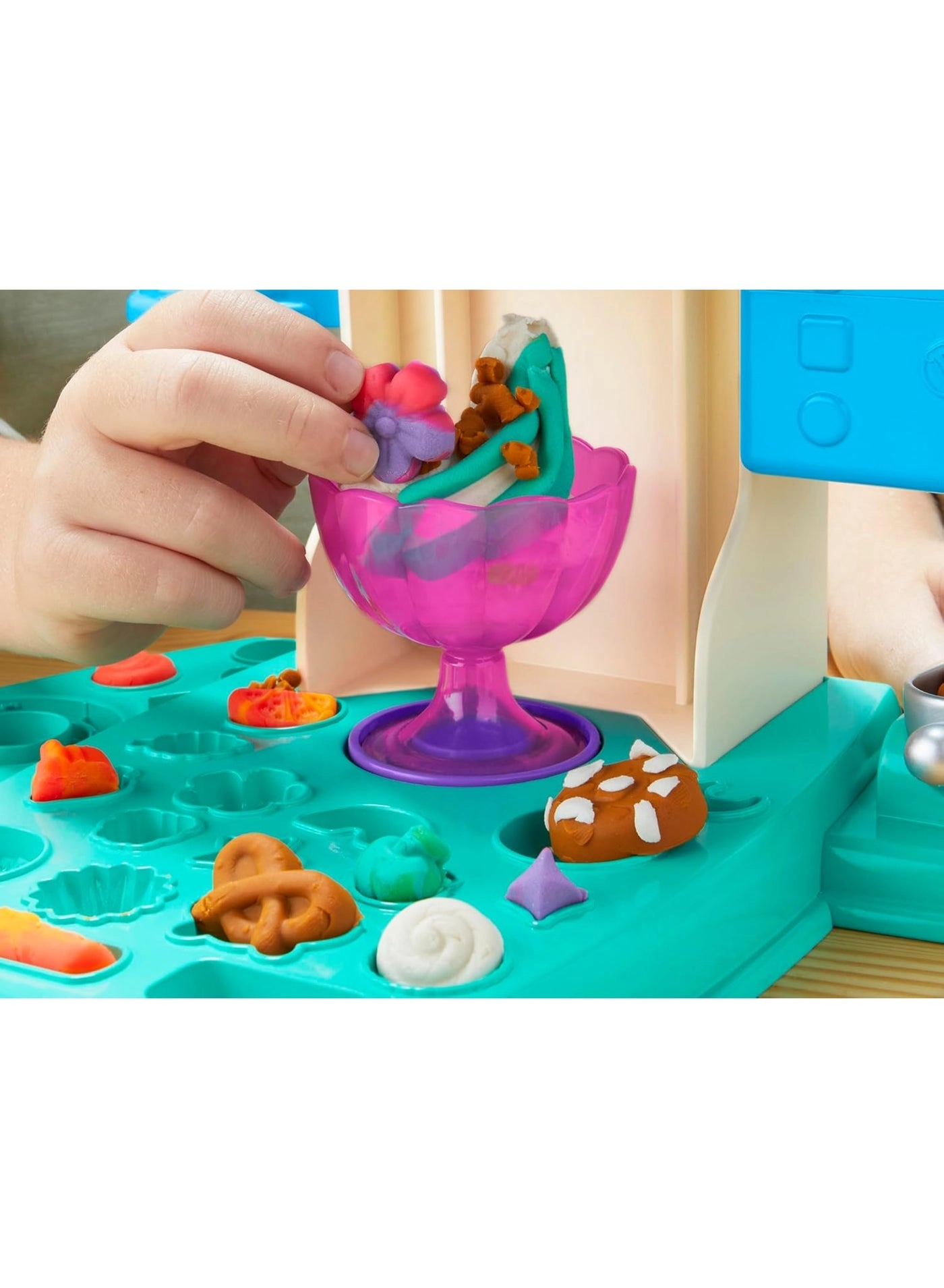 Rainbow Swirl Ice Cream Playset - 7 pcs