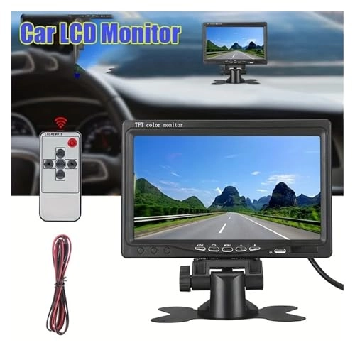 Monitor - 7" HD 800 x 480 + Rear View Camera - 8LED Night Vision