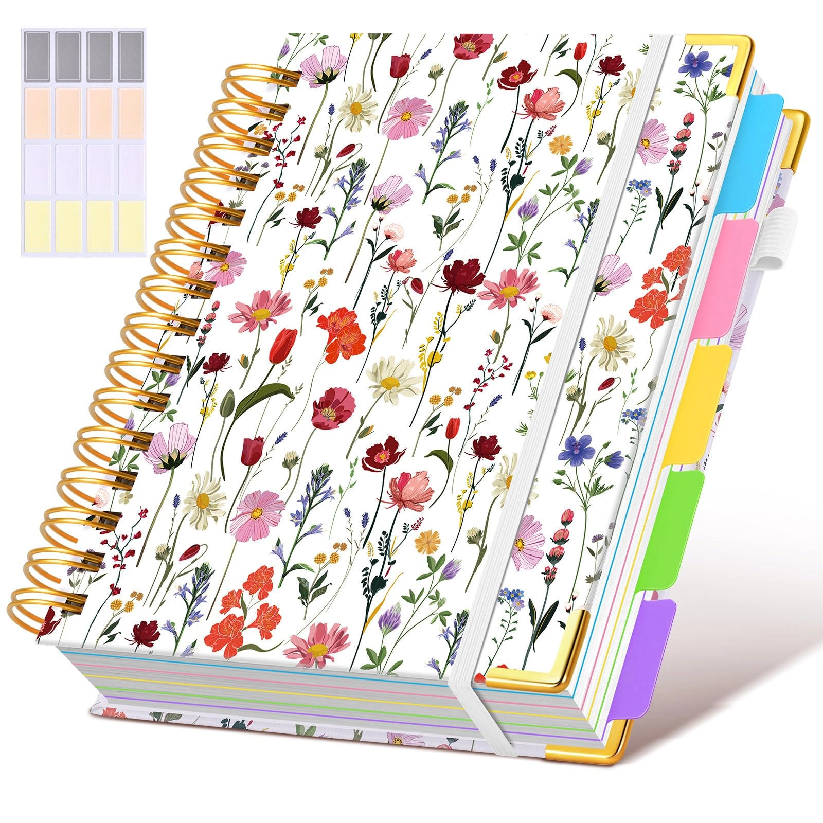 Hardcover Spiral Notebook A5 Spiral - Lined 300 Pages