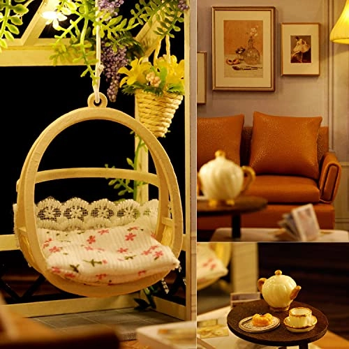 DIY Miniature Dollhouse Kit - Warm Moment 1:24