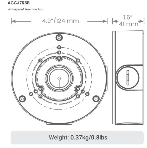 Junction Box - Waterproof IP66 Black