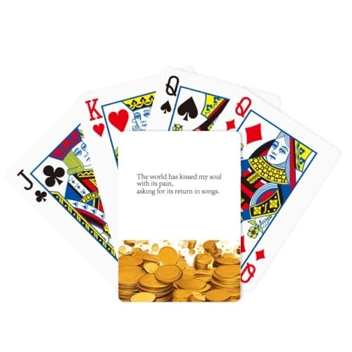 Poetry Quote World Kissed My Soul - 52 Playing Cards