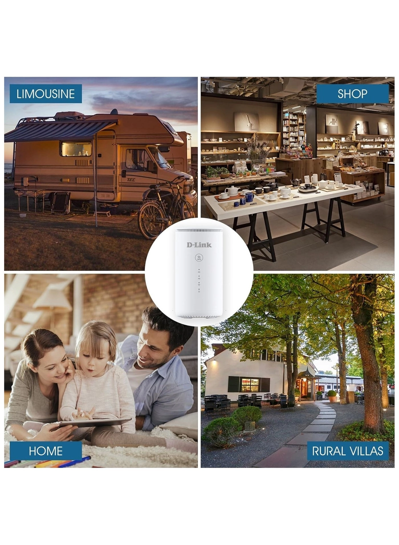 CPE Router - 5G Wi-Fi AX1800 4.6 Gbps