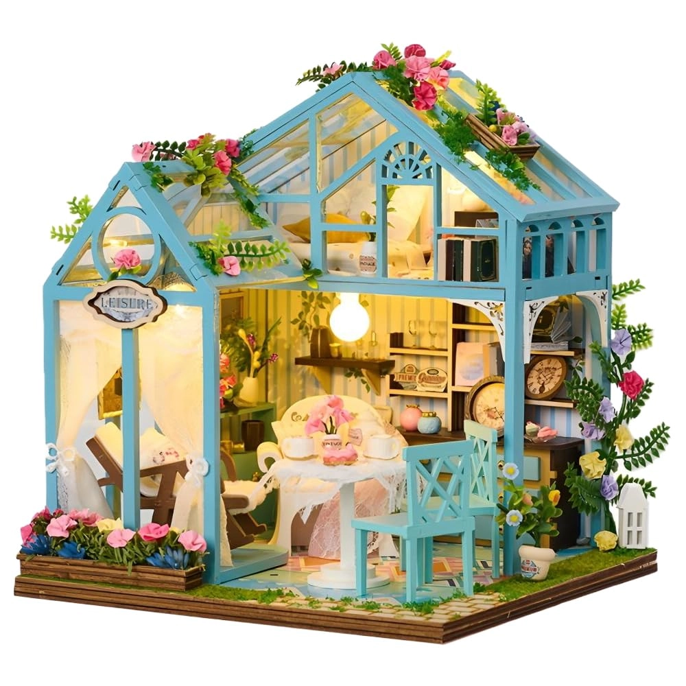 DAJASD DIY miniature house dollhouse - Dream of flowers