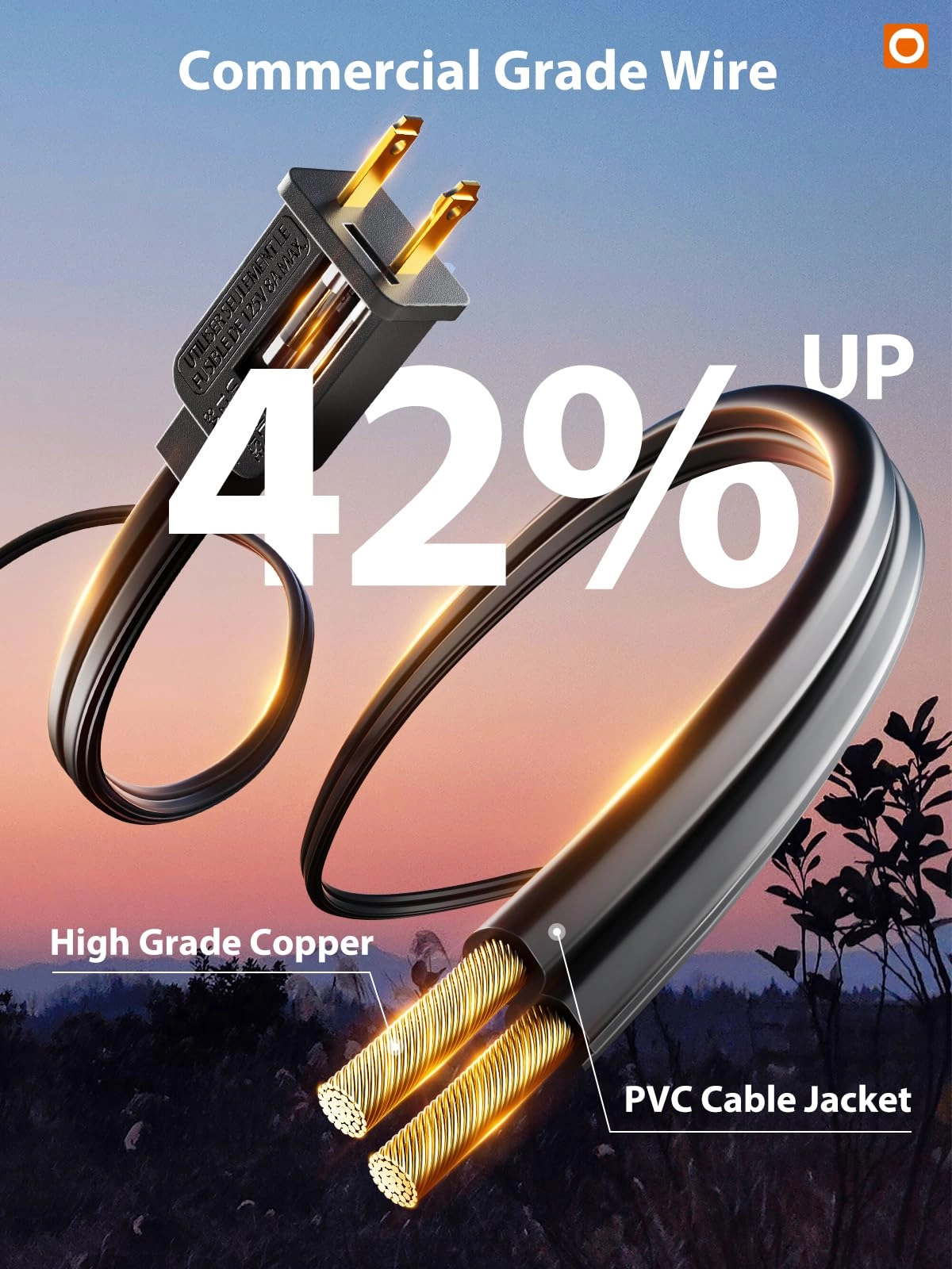 Outdoor String Lights - 48FT LED Timer Control