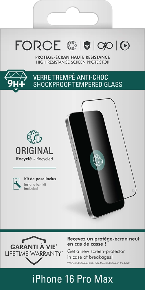 2.5D Original Glass Screen Protector for Iphone 16 Pro Max