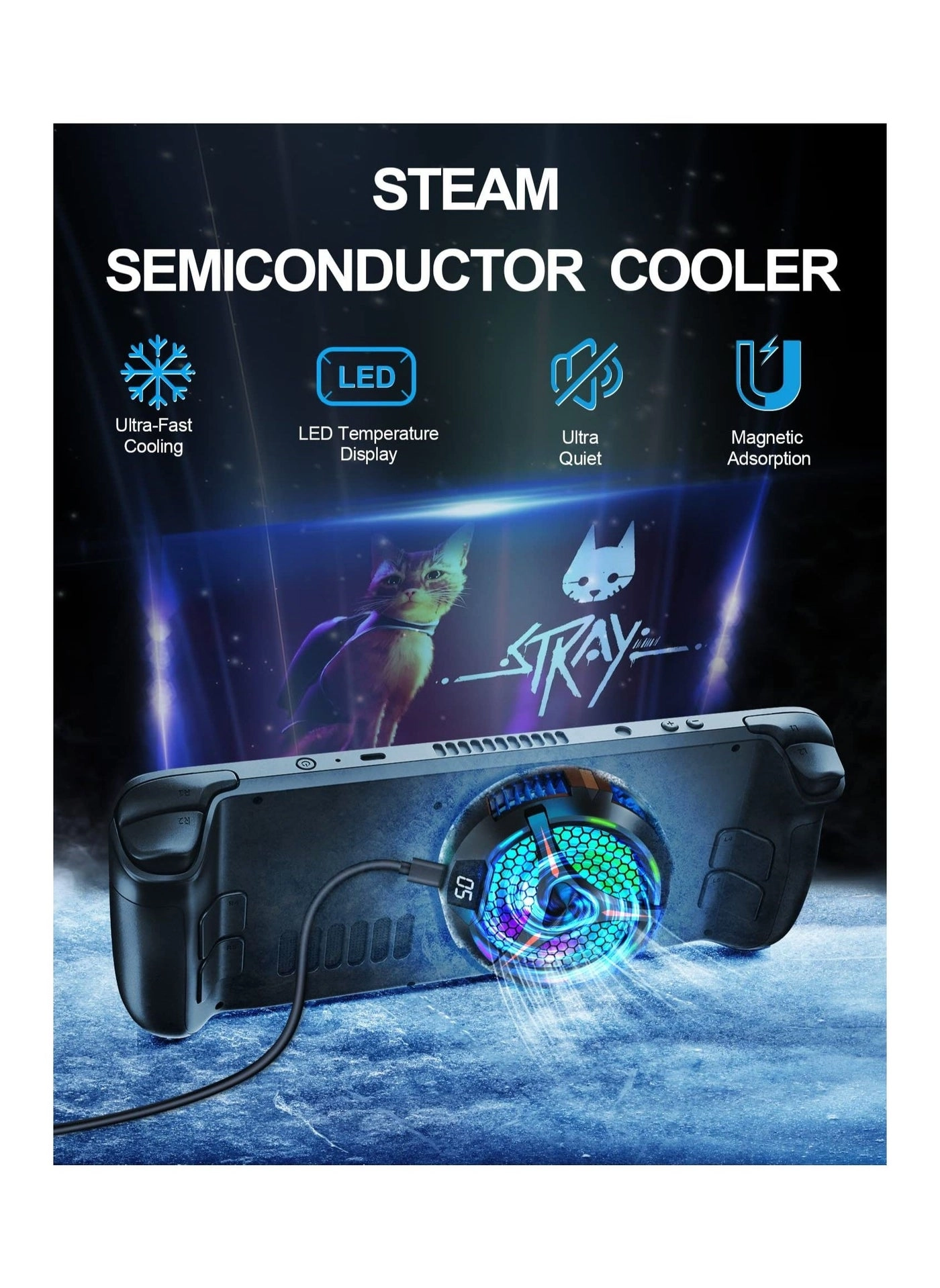 Steam Deck Fan - φ2.56* 0.87 inches